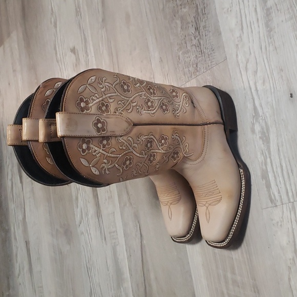 Floral jb dillon cowboy boots Size 6B - Picture 4 of 7